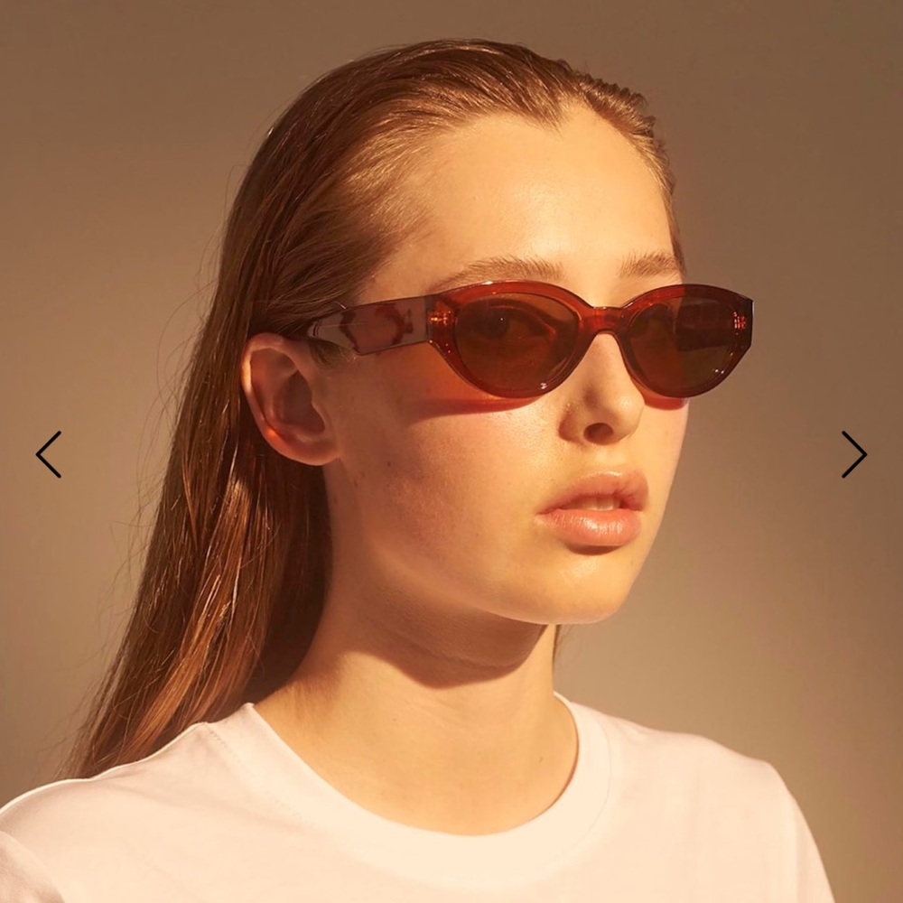 A. Kjaerbede Winnie Cat Eye Sunglasses in Brown